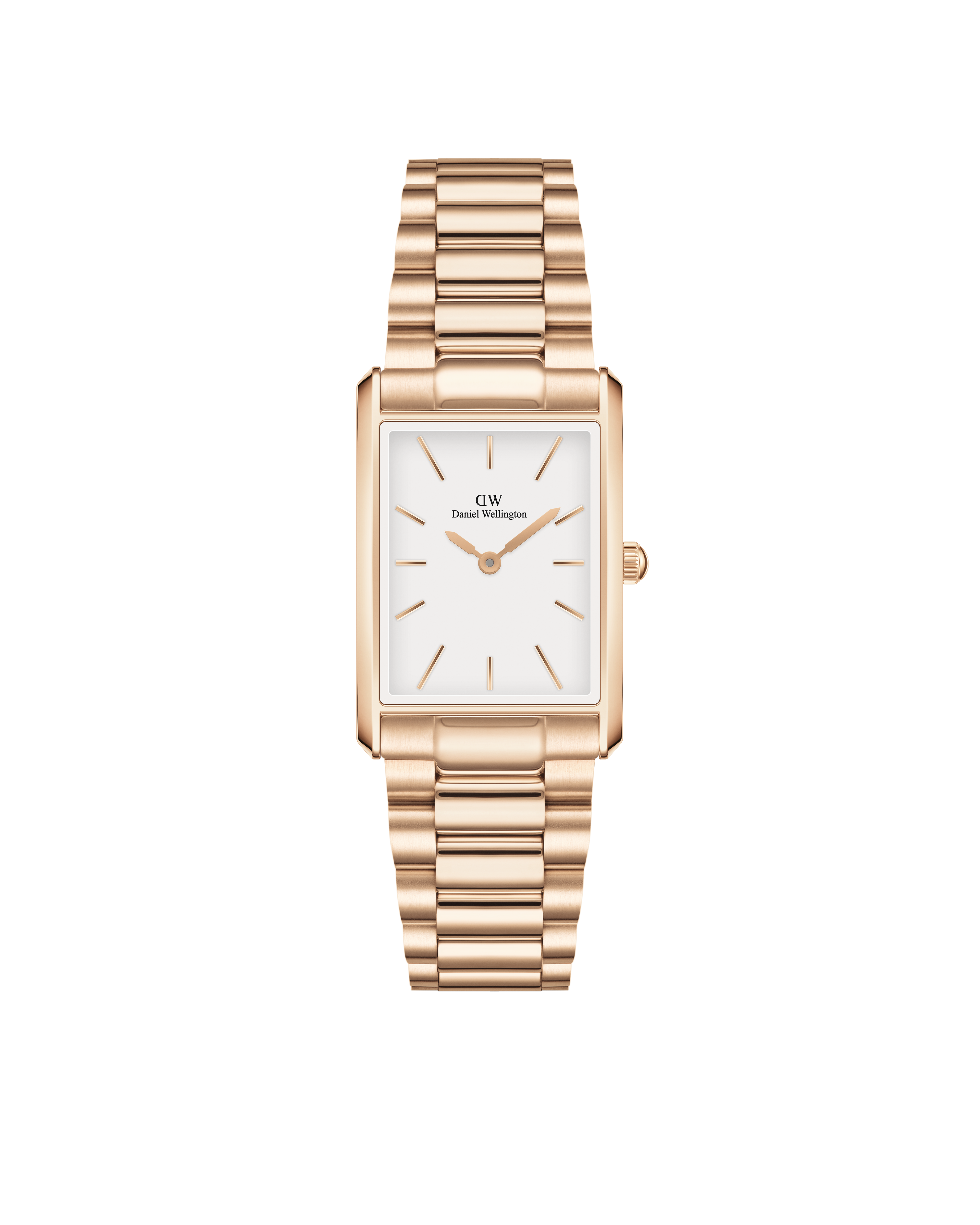Daniel Wellington Women's Watch Bound 3-Link Rose Gold Dw00100699