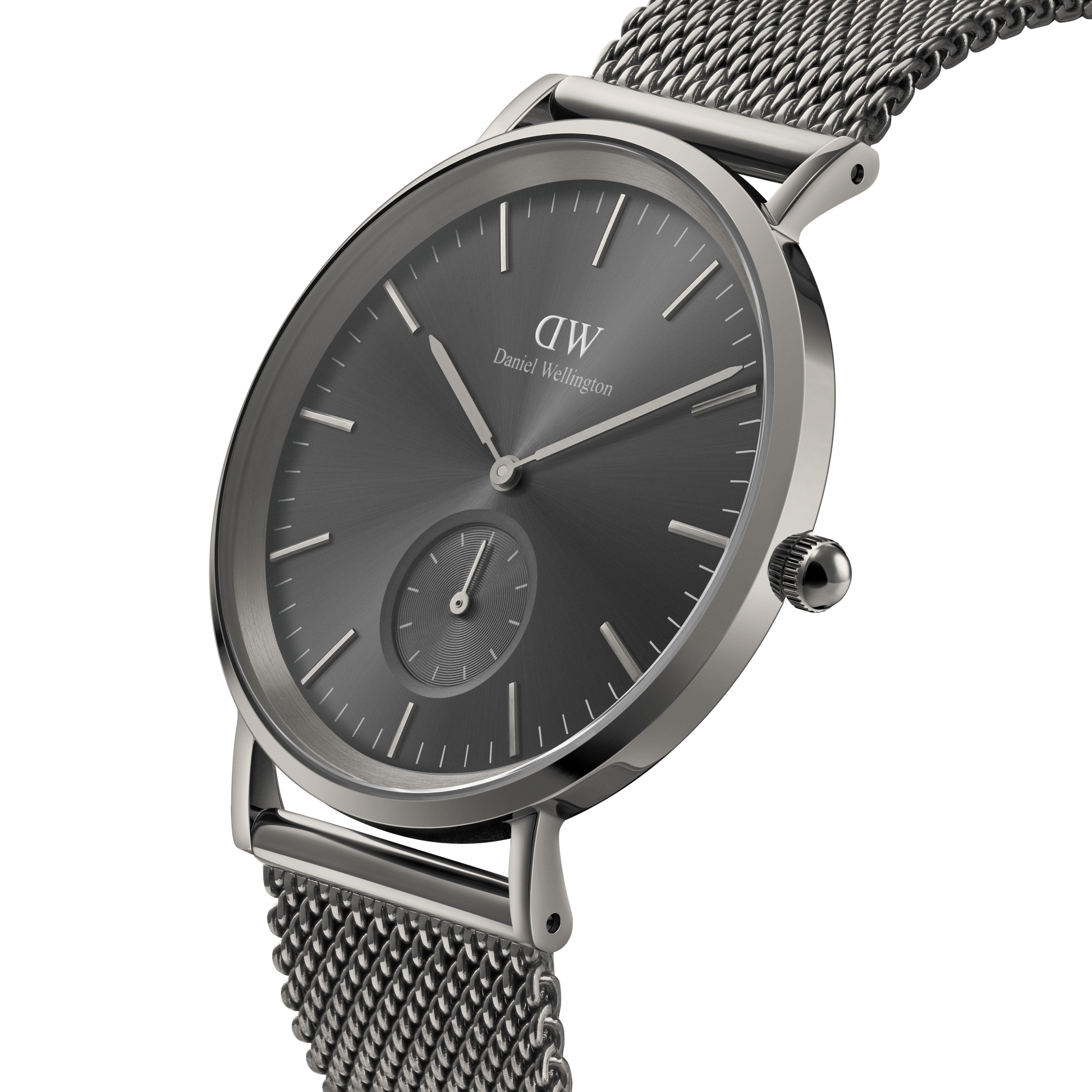 Daniel Wellington Classic Mesh Graphite Dw00100712 watch