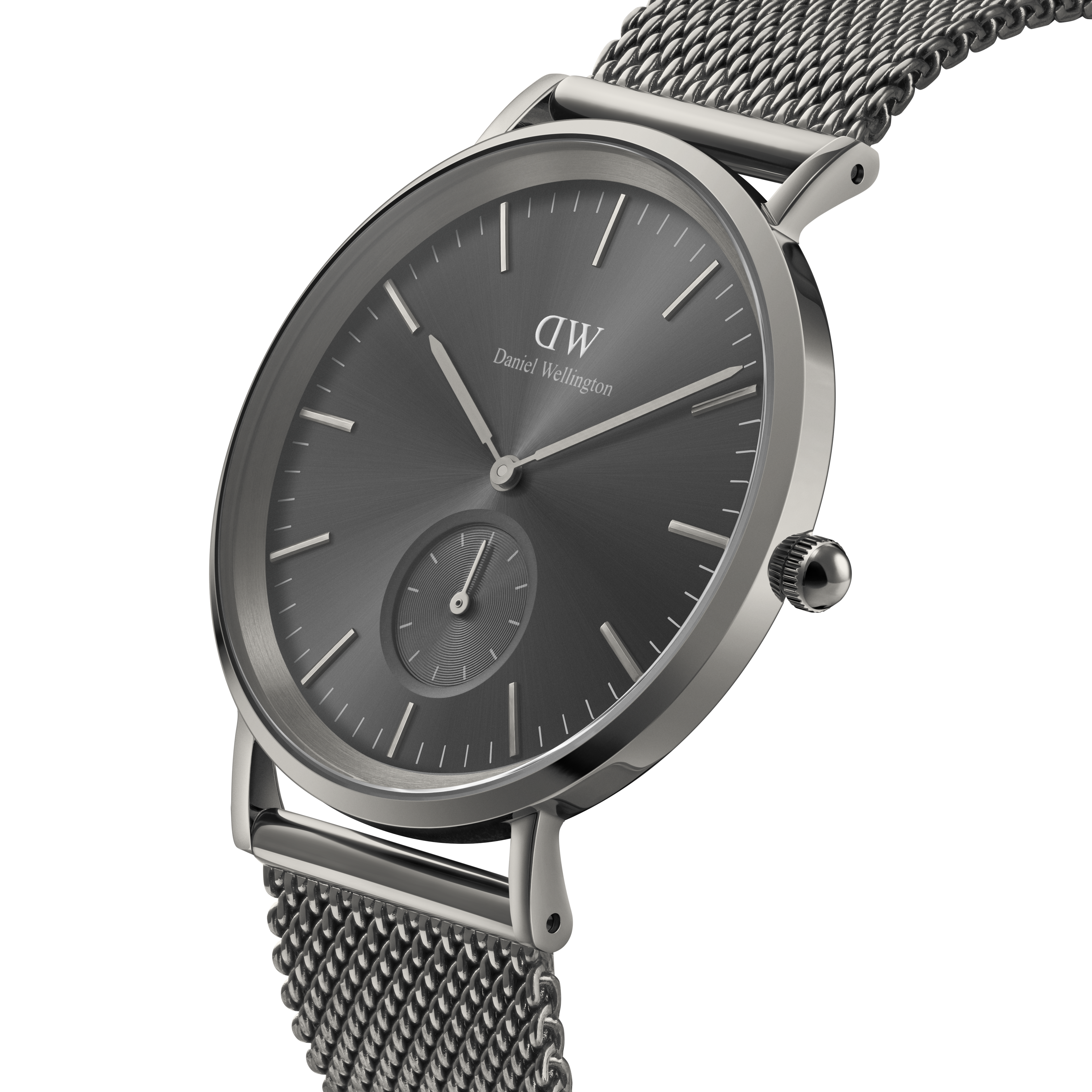 Daniel Wellington Classic Mesh Graphite Dw00100712 watch