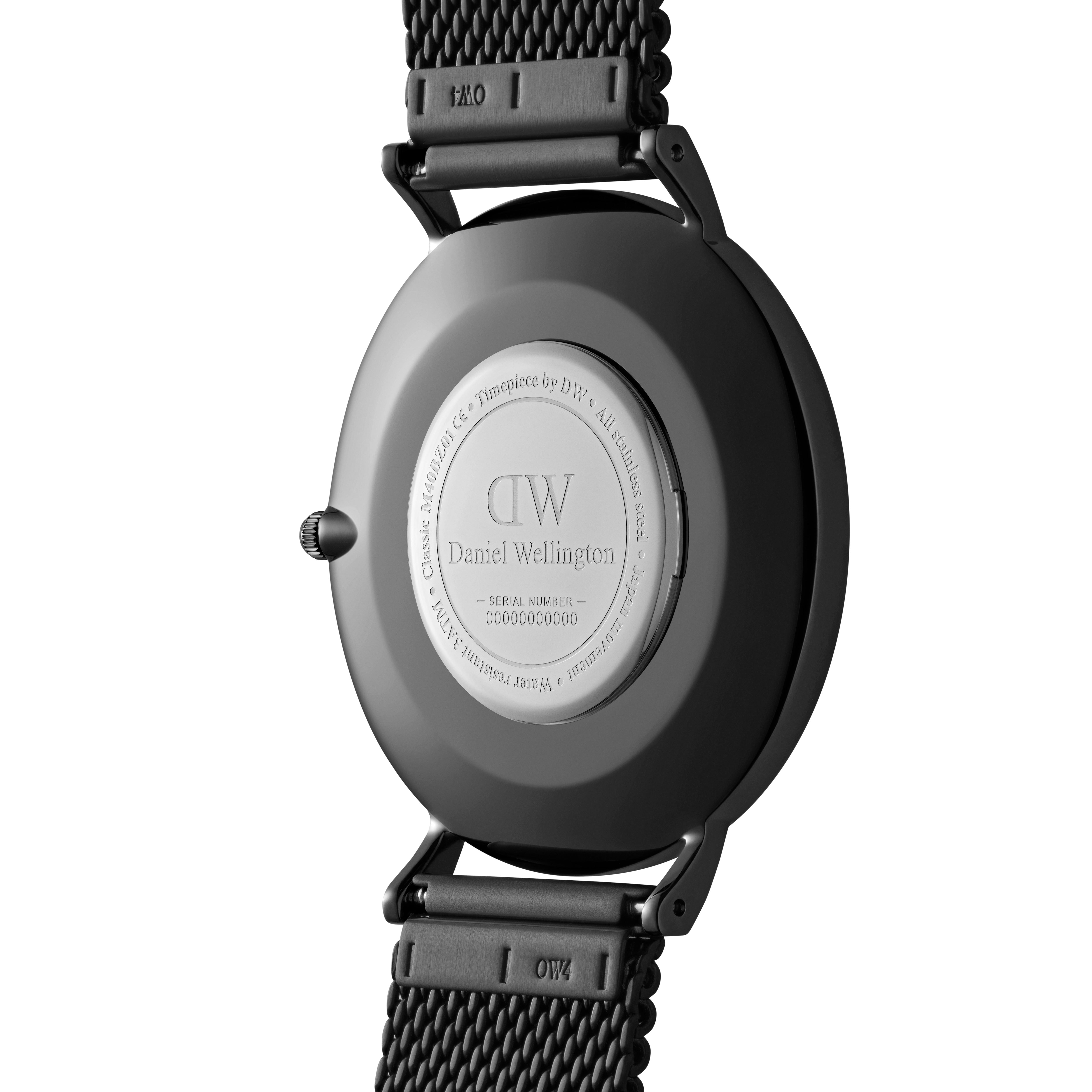 Daniel Wellington Classic Mesh Onyx Black Men's Watch Dw00100632