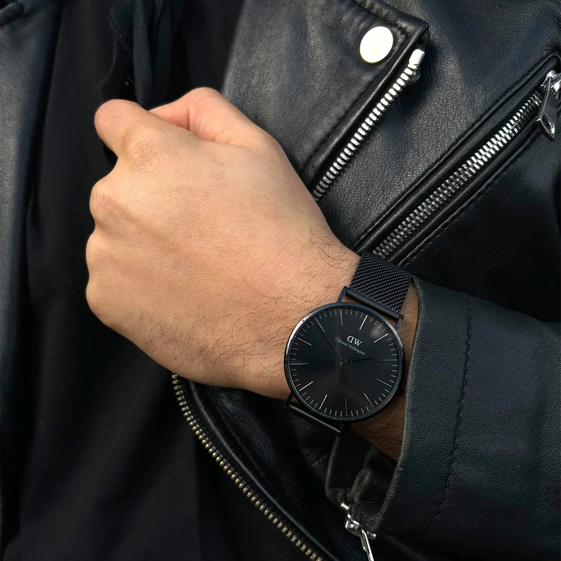 Daniel Wellington Classic Mesh Onyx Black Men's Watch Dw00100632