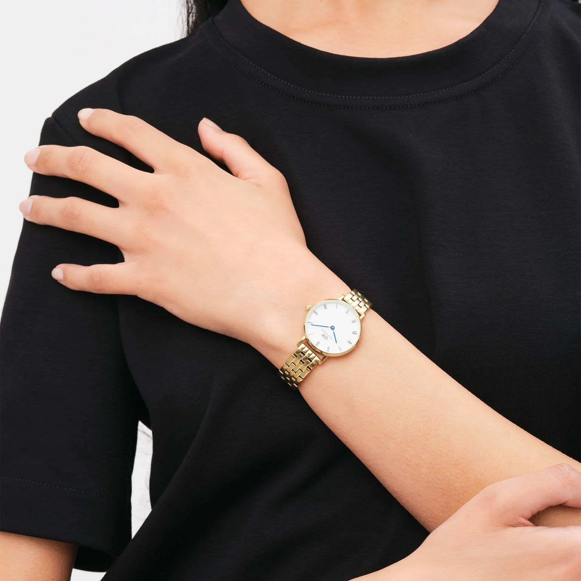 Daniel Wellington Petite Roman Numerals Gold Dw00100682 watch