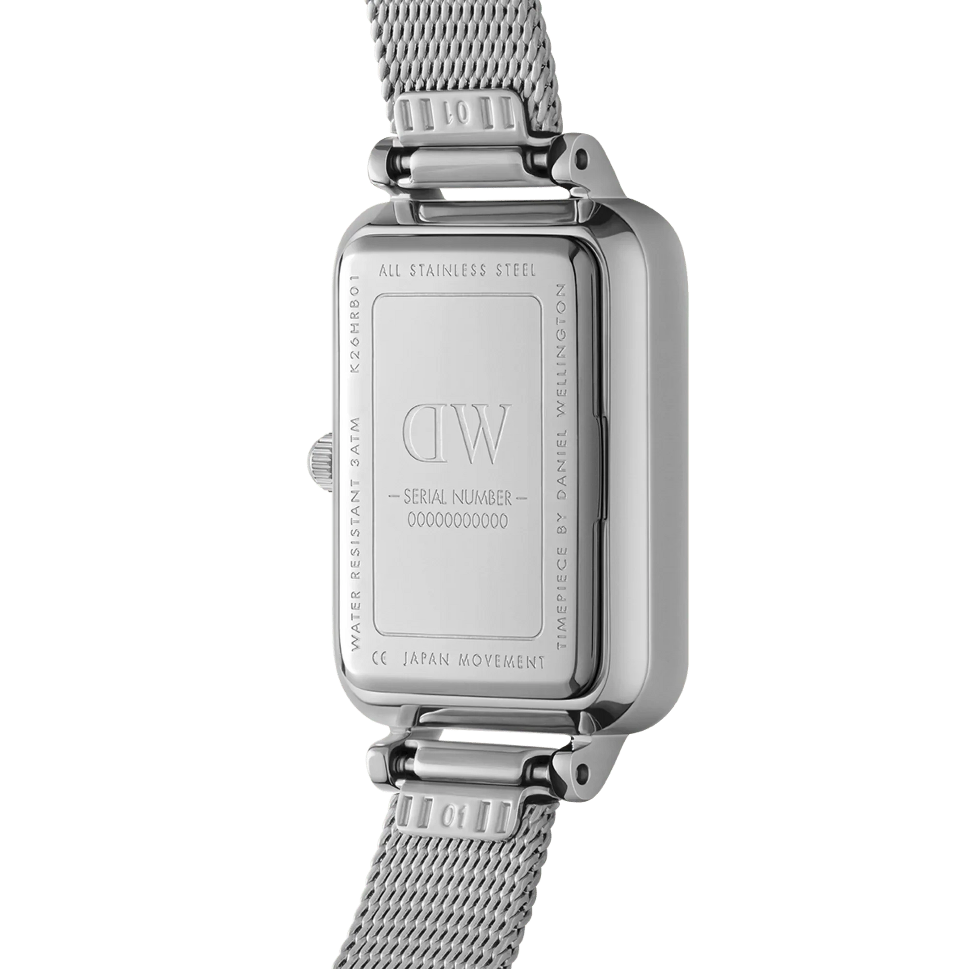 Daniel Wellington Quadro Pressed Sterling Women's Watch Dw00100438