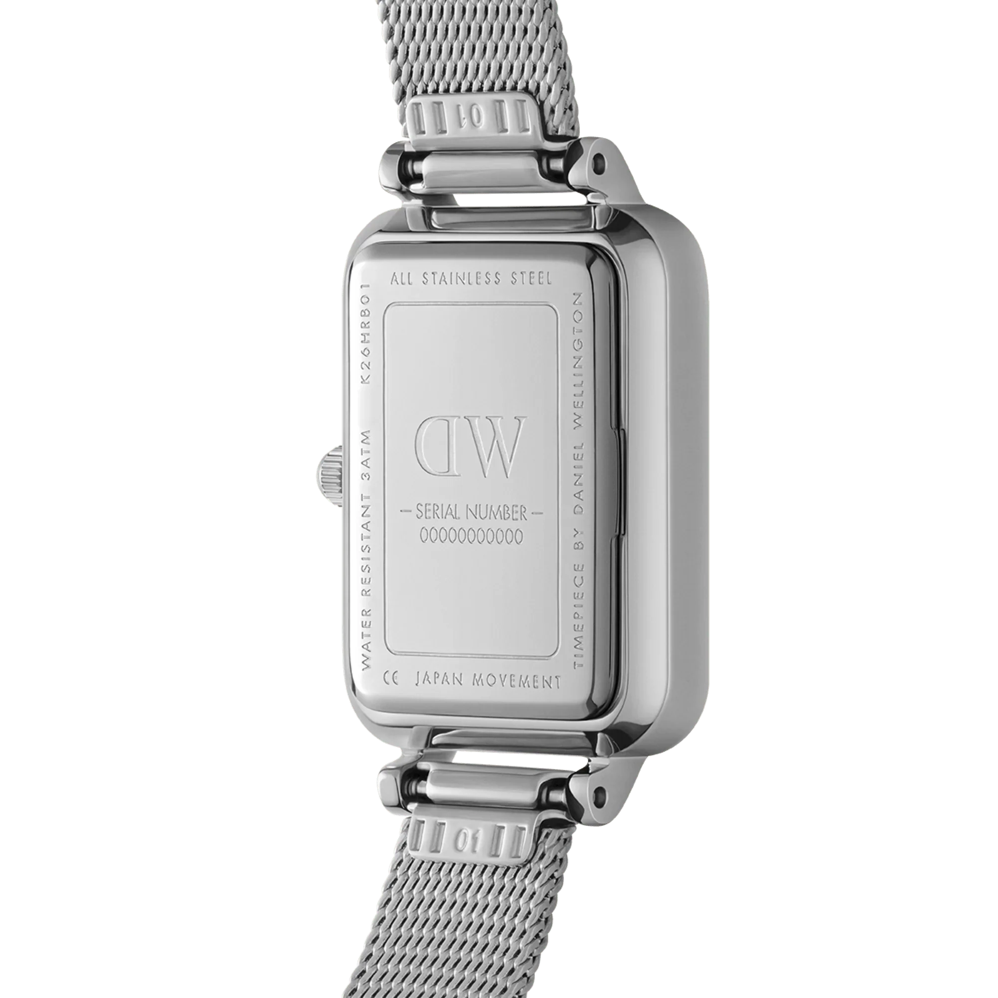 Daniel Wellington Quadro Pressed Sterling Women's Watch Dw00100438