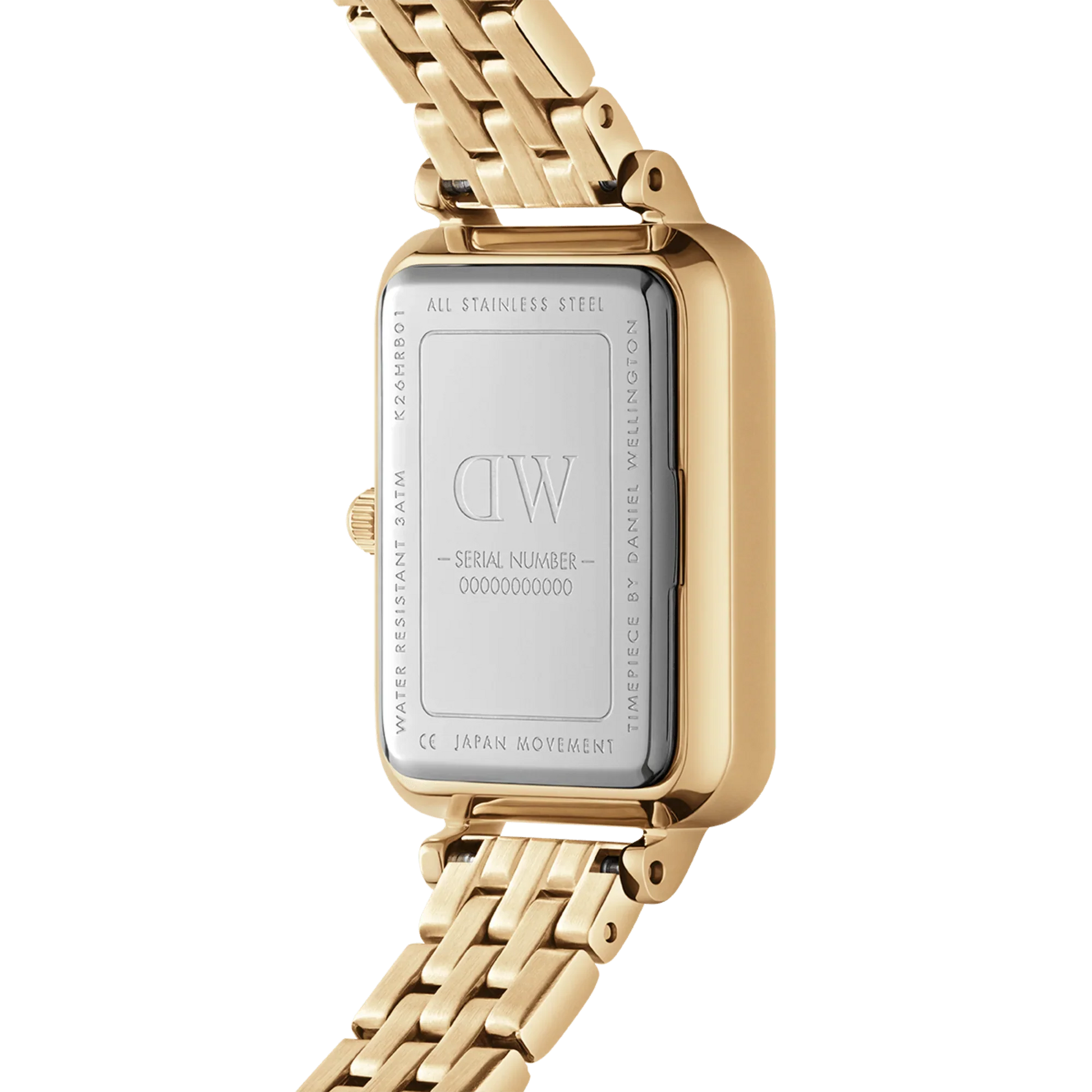 Daniel Wellington Women's Quadro 5-Link Evergold Watch DW00100622