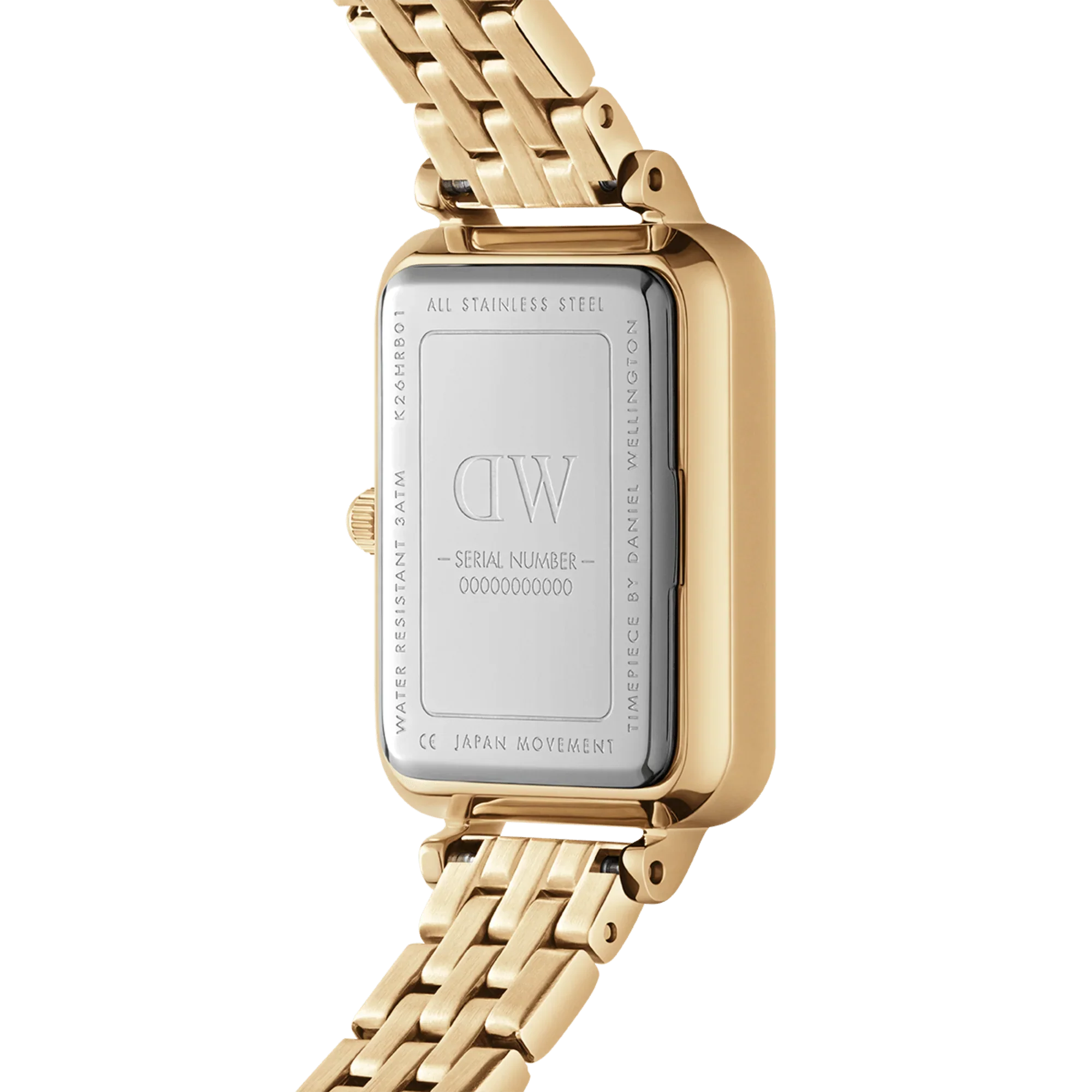 Daniel Wellington Women's Quadro 5-Link Evergold Watch DW00100622