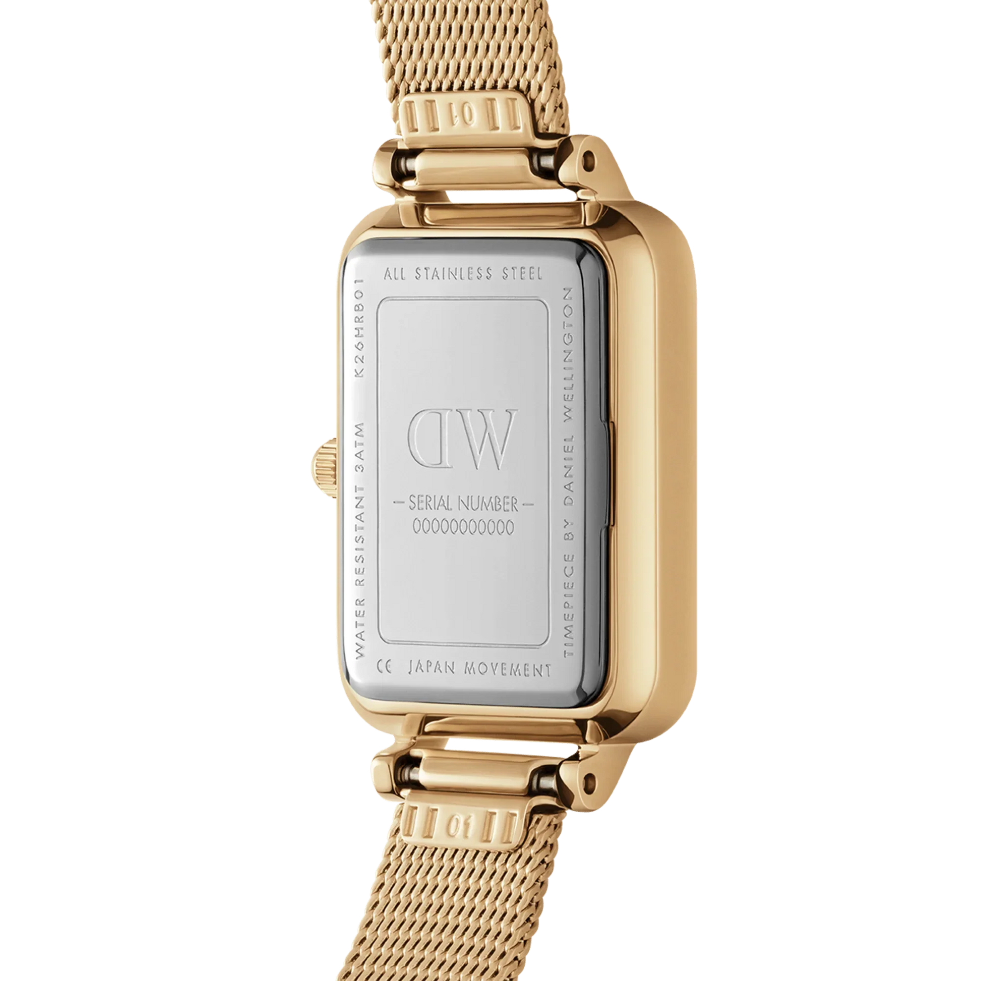 Daniel Wellington Quadro Pressed Evergold Watch Dw00100556