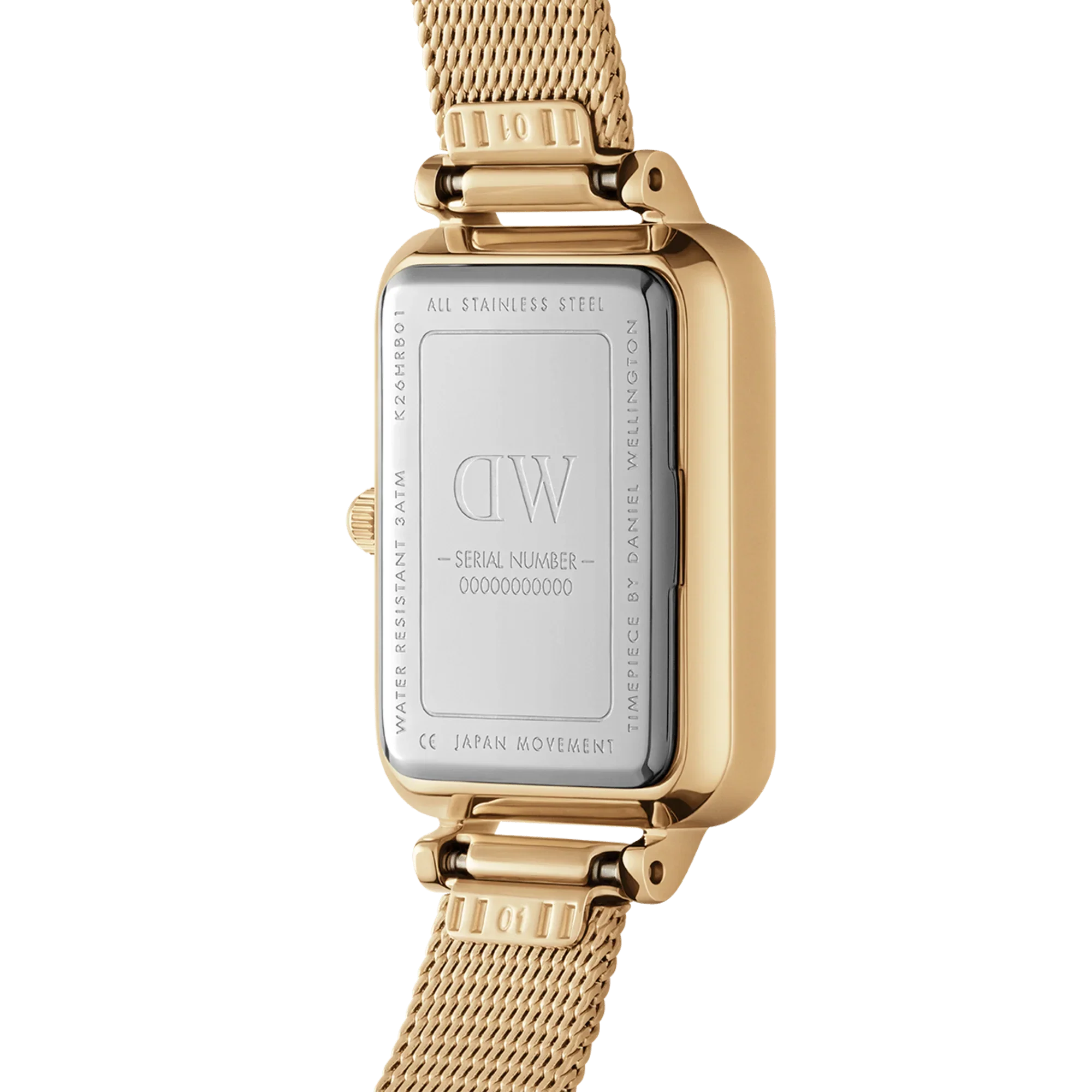 Daniel Wellington Quadro Pressed Evergold Watch Dw00100556