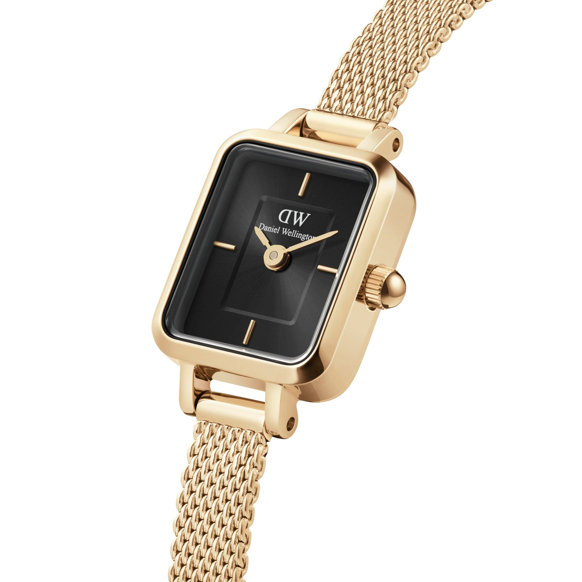 Daniel Wellington Quadro Mini Evergold Onyx Dw00100652 watch