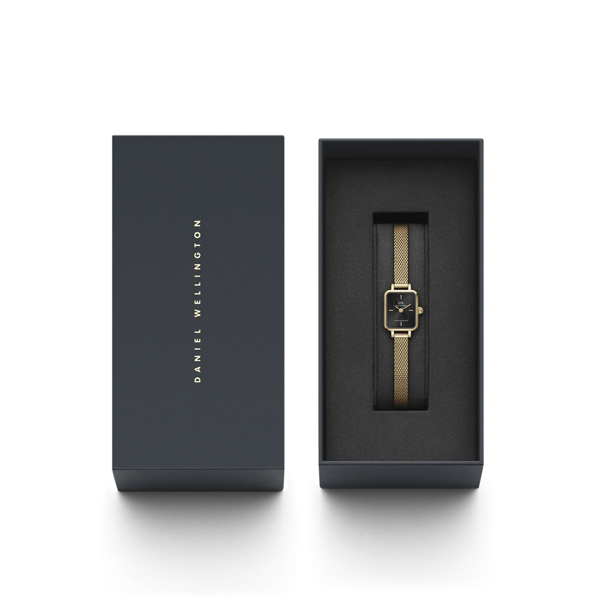 Daniel Wellington Quadro Mini Evergold Onyx Dw00100652 watch