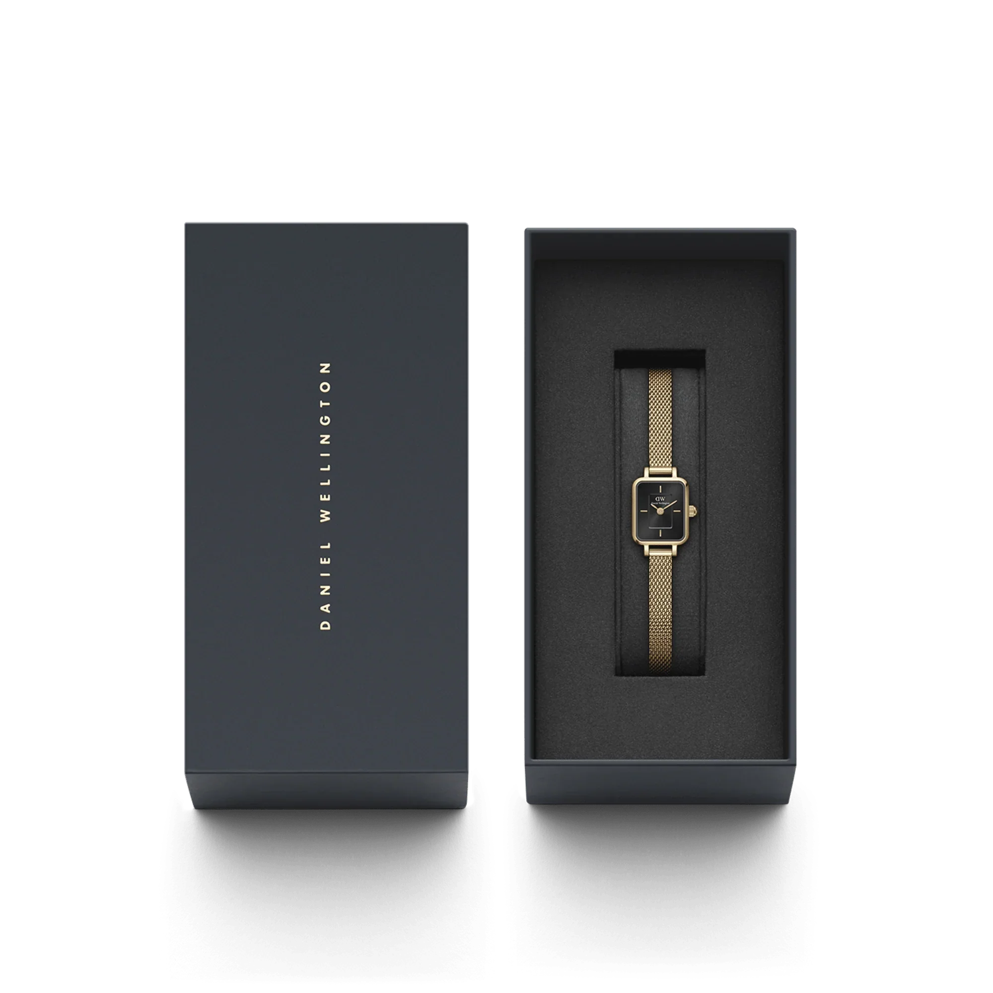 Daniel Wellington Quadro Mini Evergold Onyx Dw00100652 watch
