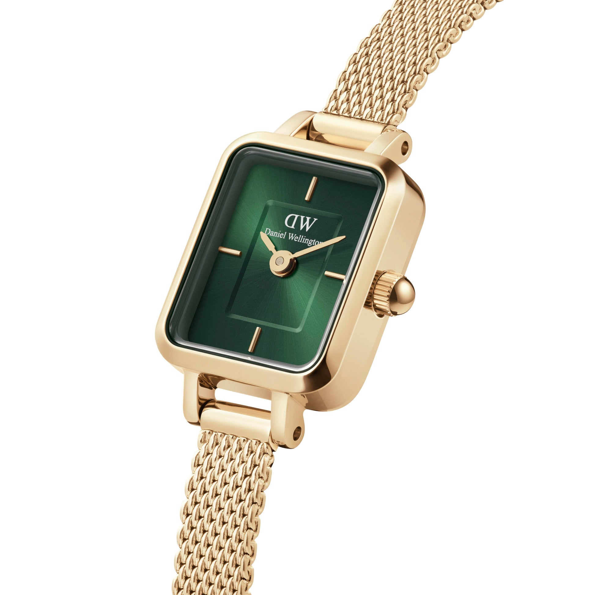 Daniel Wellington Quadro Mini Evergold Emerald Watch Dw00100653