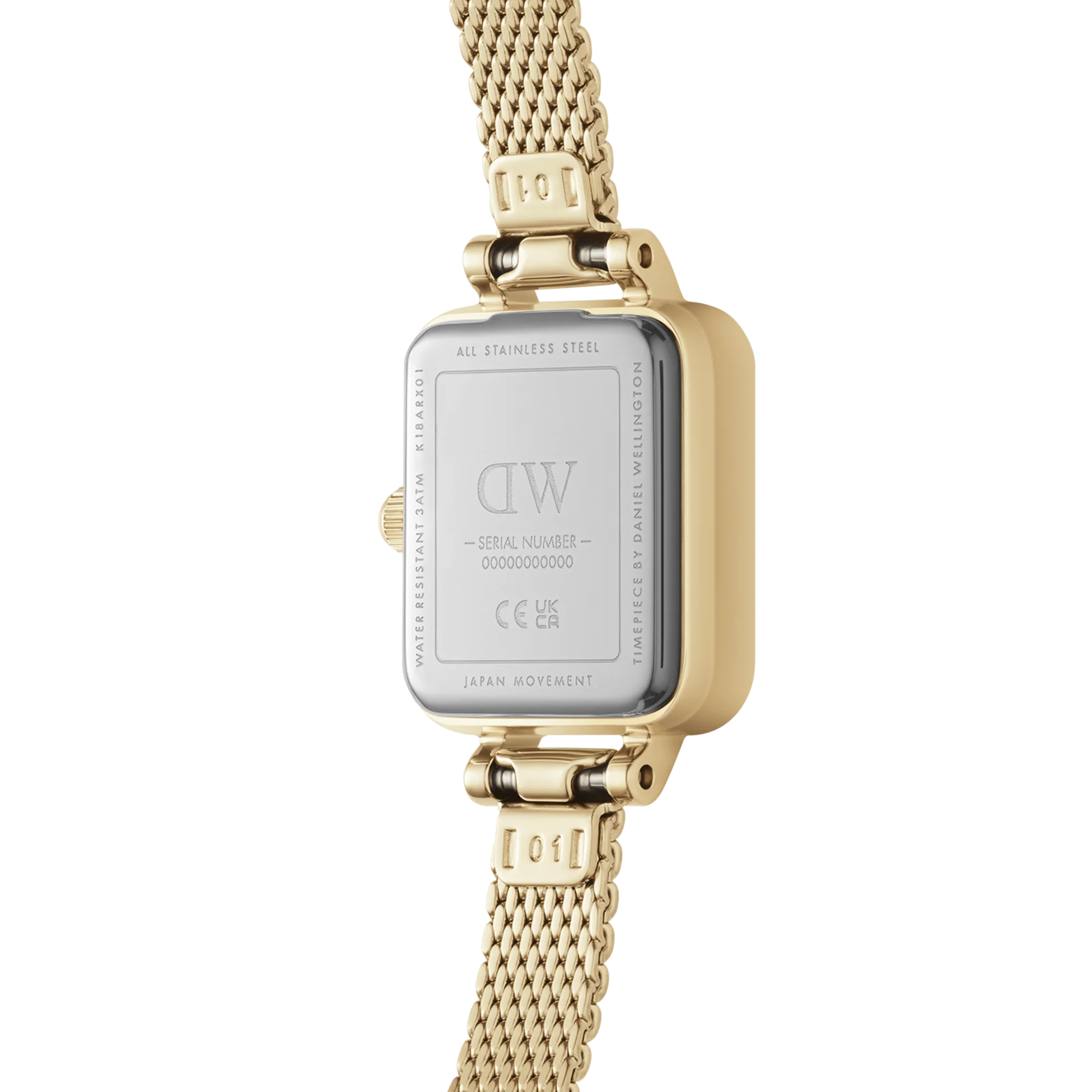 Daniel Wellington Quadro Mini Evergold Emerald Watch Dw00100653