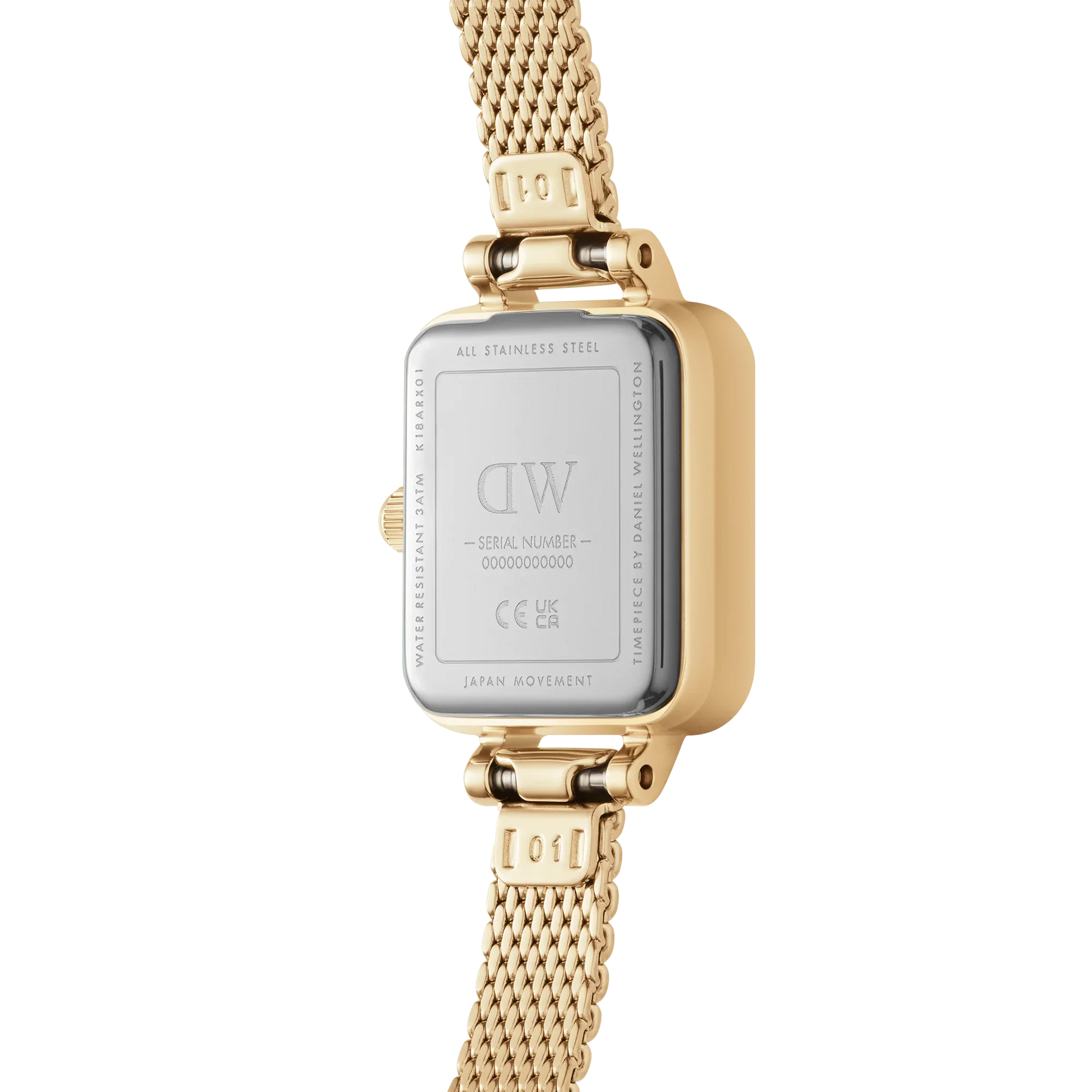 Daniel Wellington Quadro Mini Evergold Women's Watch DW00100725