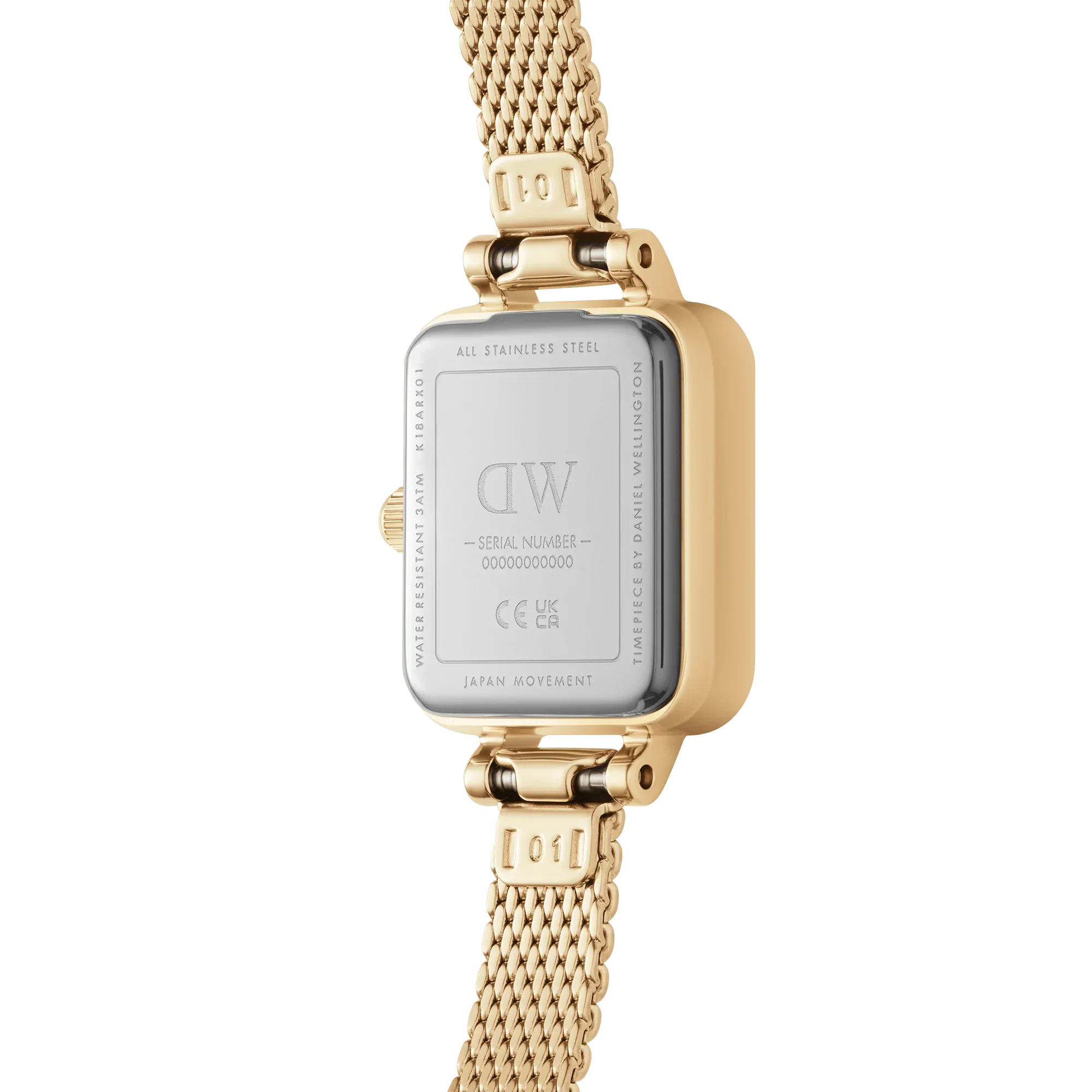 Daniel Wellington Quadro Mini Evergold Women's Watch DW00100725
