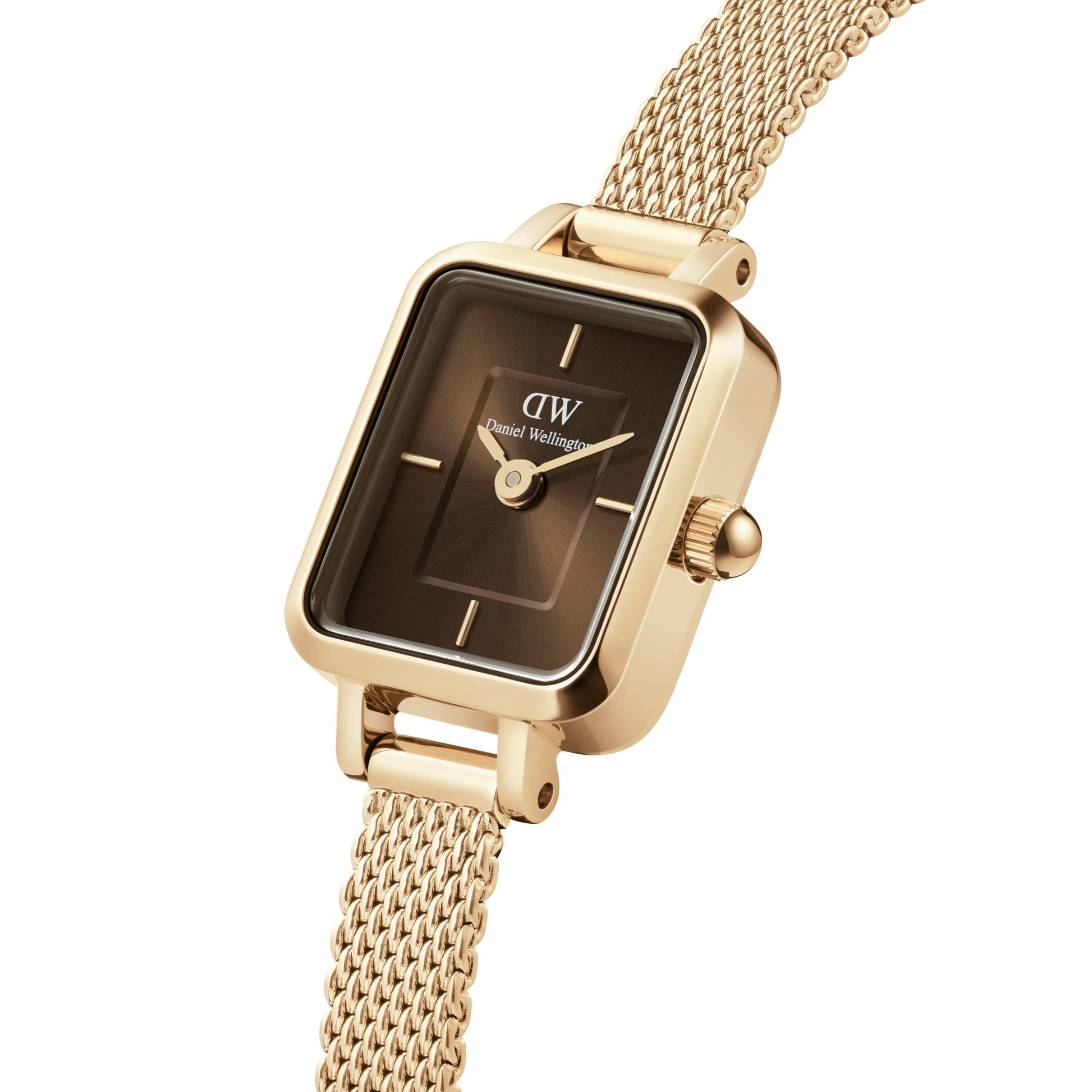 Daniel Wellington Quadro Mini Evergold Amber Watch Dw00100654