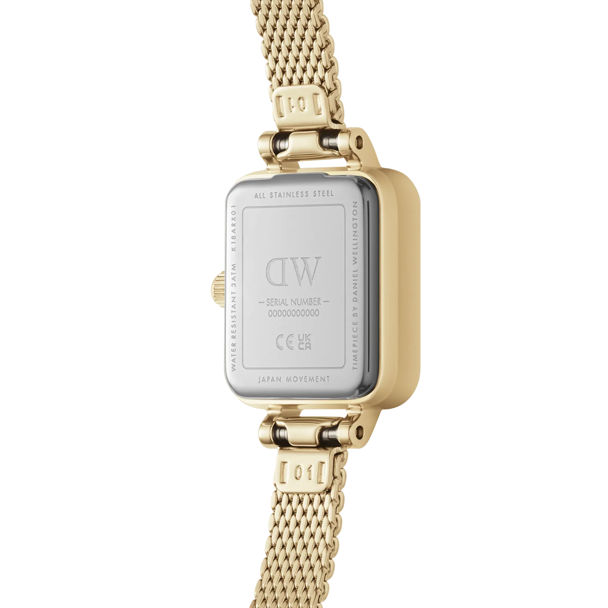 Daniel Wellington Quadro Mini Evergold Amber Watch Dw00100654