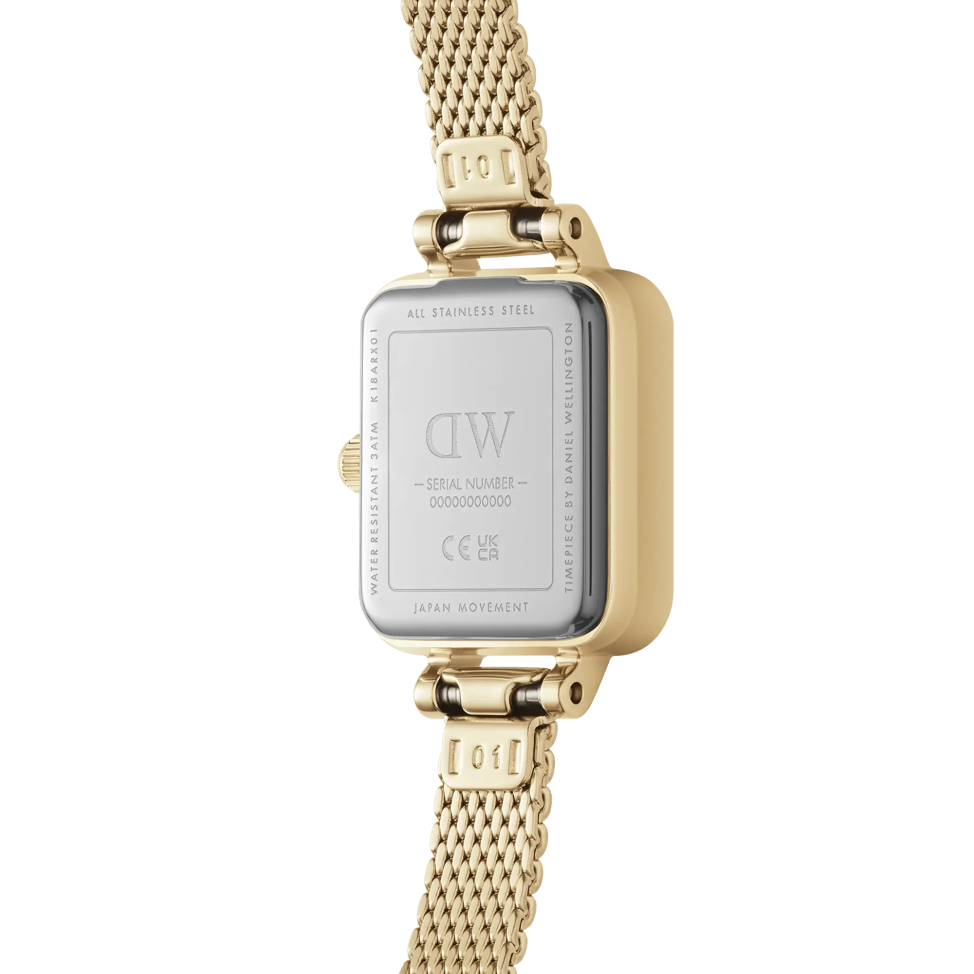 Daniel Wellington Quadro Mini Evergold Amber Watch Dw00100654