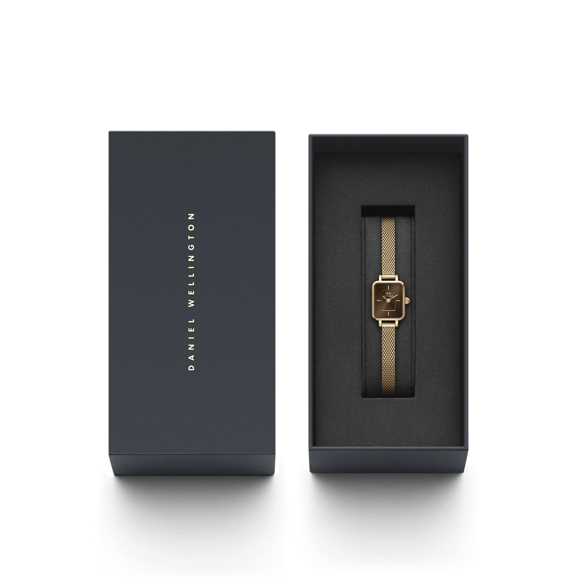 Daniel Wellington Quadro Mini Evergold Amber Watch Dw00100654