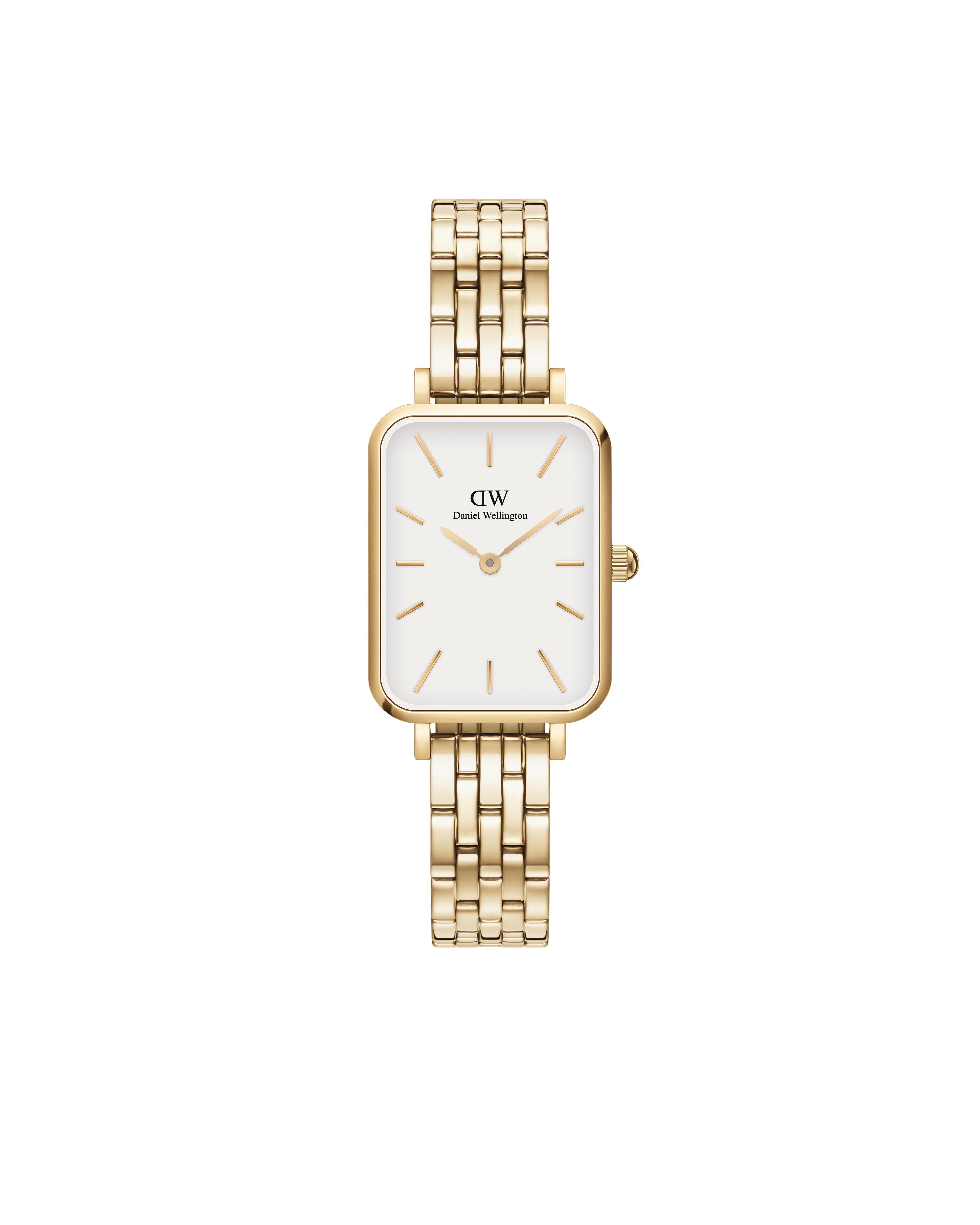 Daniel Wellington Women's Quadro 5-Link Evergold Watch DW00100622