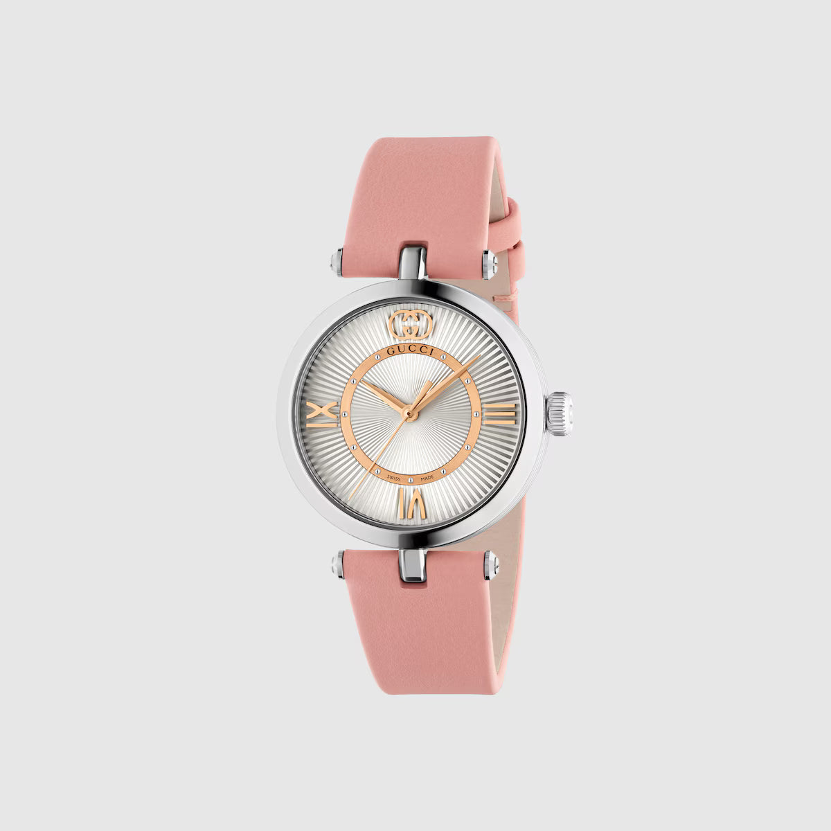 Orologio Donna Gucci Model 2000 YA167506 quadrante argenté guilloché