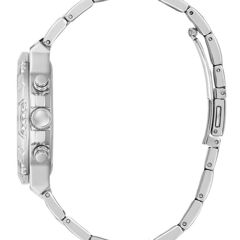 Orologio Donna Guess con Cristalli e Quadrante Glitter Rosa GW0950L1