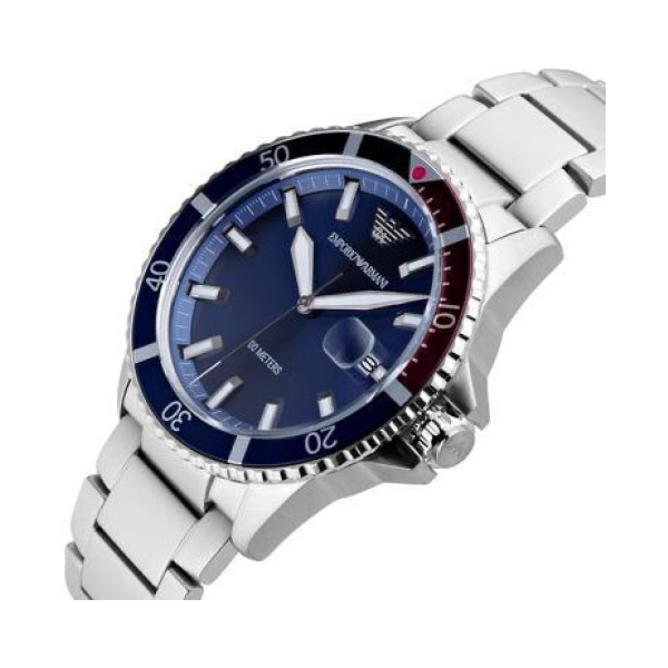 Orologio Emporio Armani AR11339 Solo Tempo Acciaio Blu Sottile