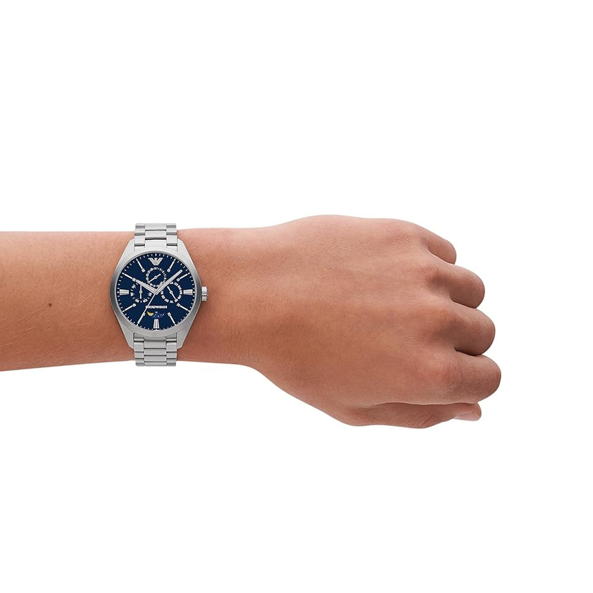 Orologio Emporio Armani AR11553 Solo Tempo Acciaio Blu