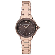 Orologio Emporio Armani AR11570 Solo Tempo Oro Rosa Marrone