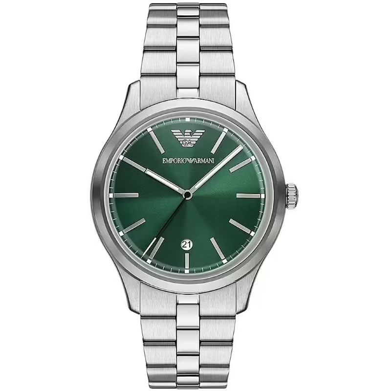 Orologio Emporio Armani AR11734 Cronografo Blu Pelle