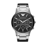 Orologio Emporio Armani AR2460 Cronografo Acciaio Nero