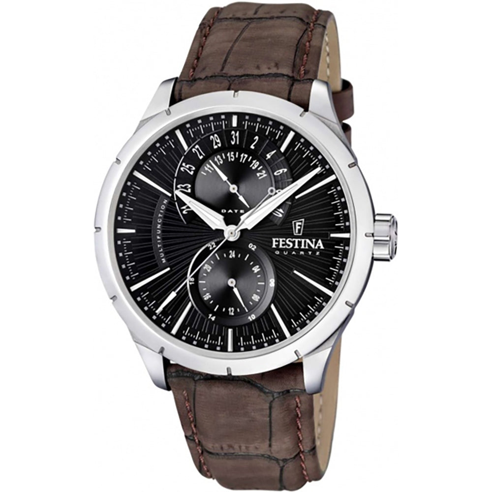 Festina Women's Watch F16573/4 Rose Gold Brown