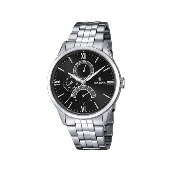 Festina F16822/4 Time Only Watch Brown Leather