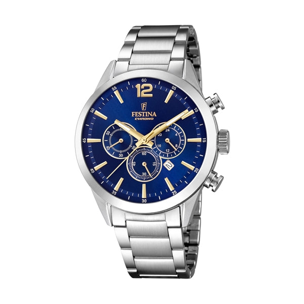 Orologio Festina F20343/2 Solo Tempo Pelle Nera
