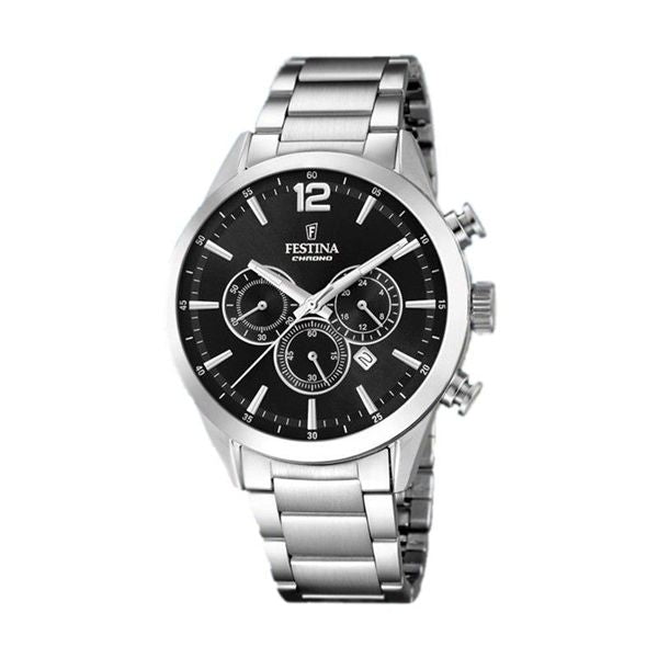 Orologio Festina F20343/8 Solo Tempo Pelle Marrone