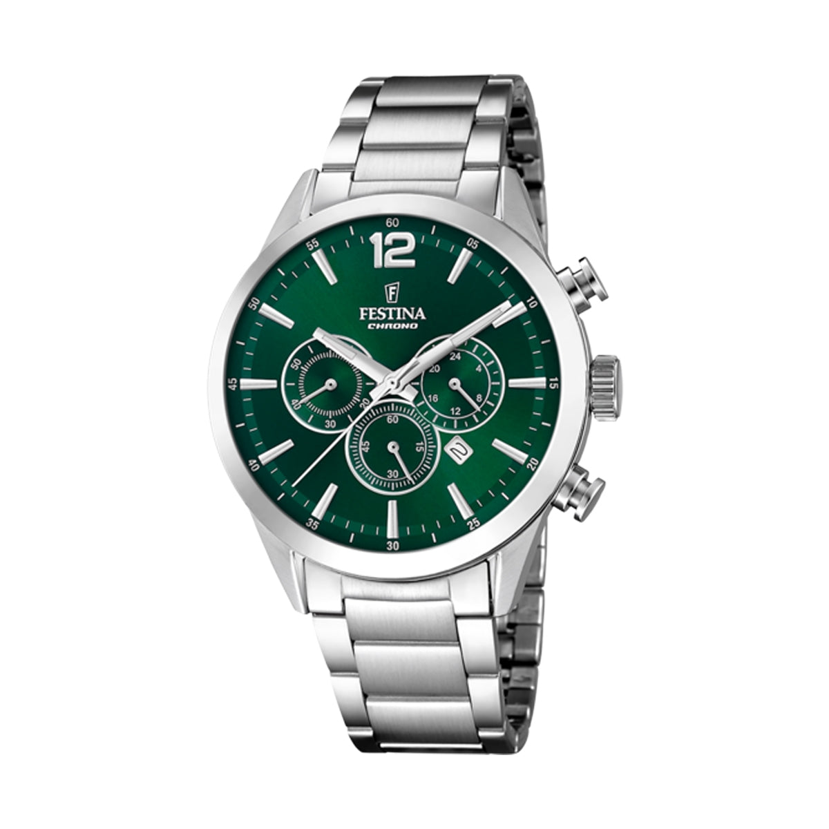 Orologio Festina F20343/B Solo Tempo Pelle Nera Blu