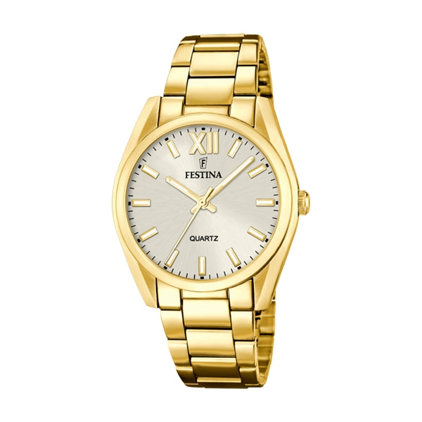 Orologio Festina F20640/1 Solo Tempo Pelle Marrone Blu
