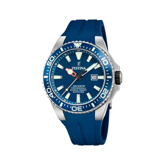 Orologio Festina F20664/1 Solo Tempo Uomo Acciaio Bianco