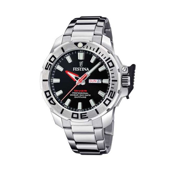 Festina F20665/4 Men's Green Steel Only Time Watch