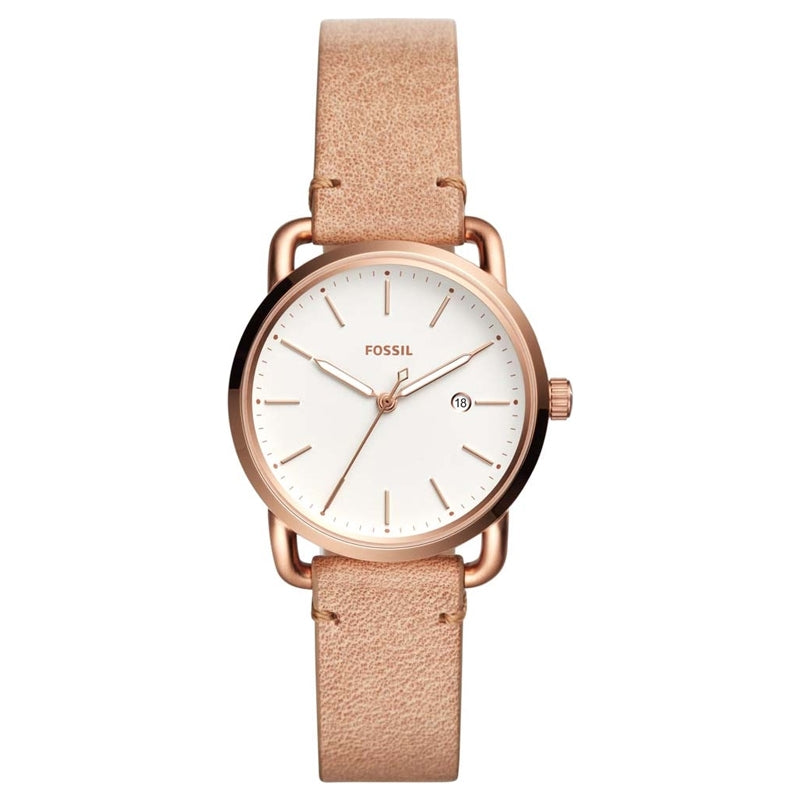 Orologio Fossil Donna ES4335 Oro Rosa Pelle Marrone