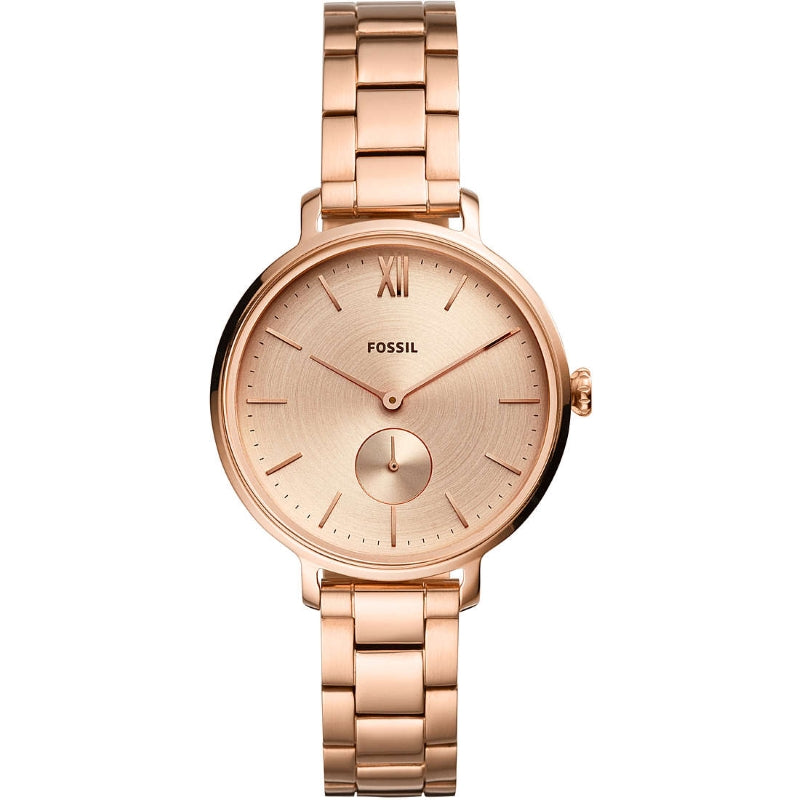 Orologio Fossil Donna ES4571 Oro Rosa Pelle Blu