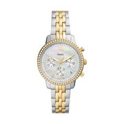 Orologio Fossil Donna ES5216 Oro Rosa Pelle Blu