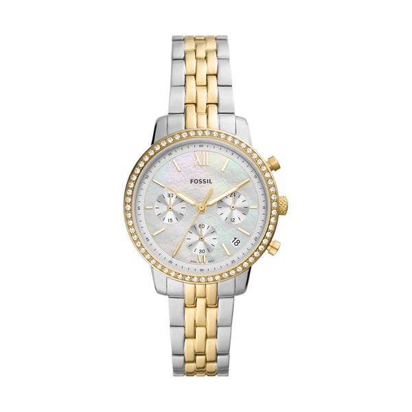 Orologio Fossil Donna ES5216 Oro Rosa Pelle Blu