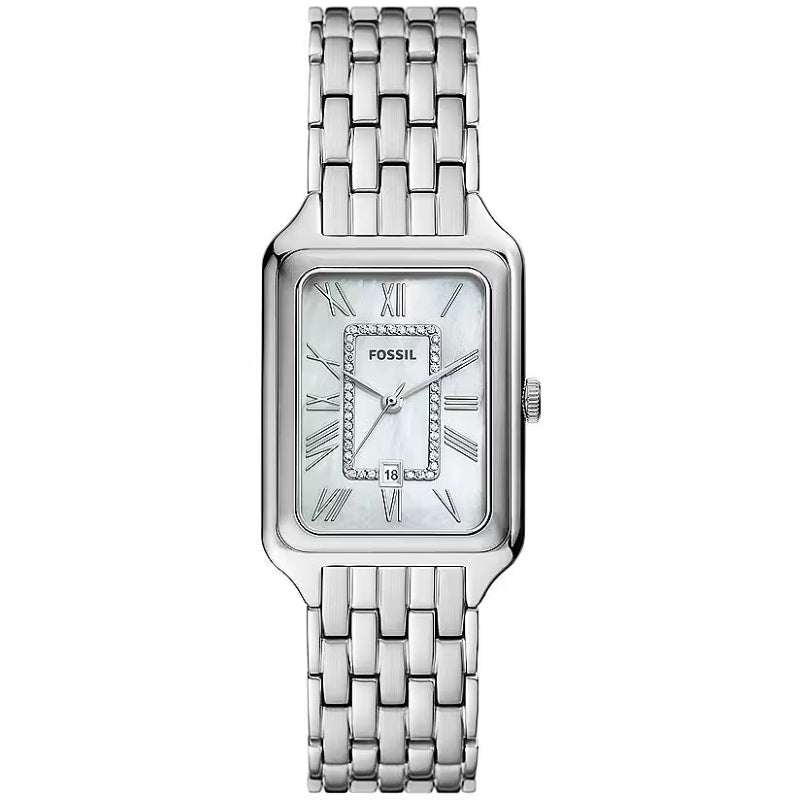 Orologio Fossil Donna ES5306 Oro Rosa Pelle Blu