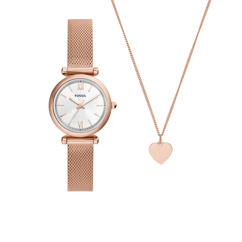 Orologio Fossil Donna ES5314SET Oro Rosa Set Bracciali