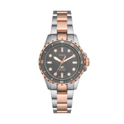 Orologio Fossil Donna ES5348 Oro Rosa Pelle Blu