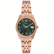 Orologio Fossil Donna ES5369 Solo Tempo Pelle Nera