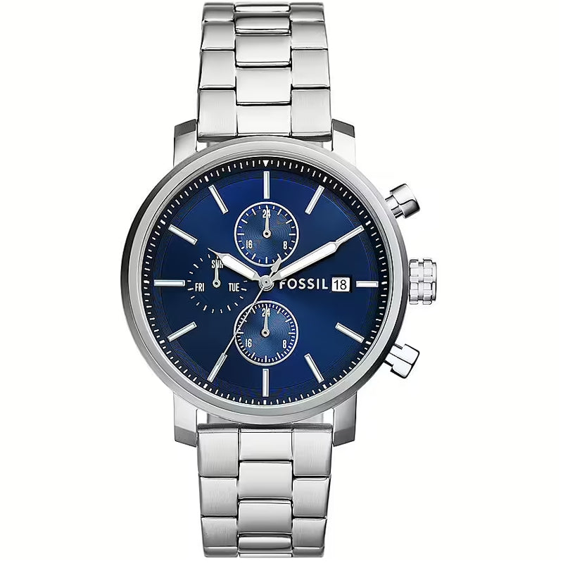 Orologio Fossil Uomo BQ2846 Cronografo Acciaio Nero