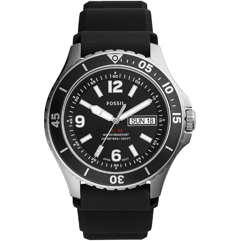 Orologio Fossil Uomo FS5689 Solo Tempo Pelle Marrone Blu