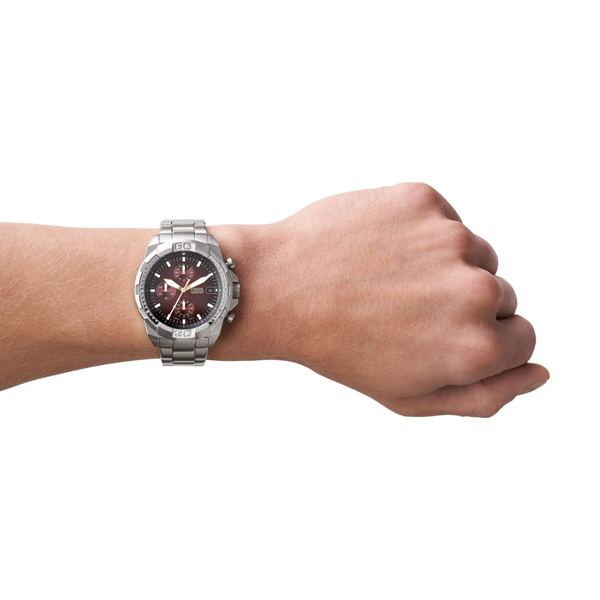 Orologio Fossil Uomo FS5878 Cronografo Acciaio Verde